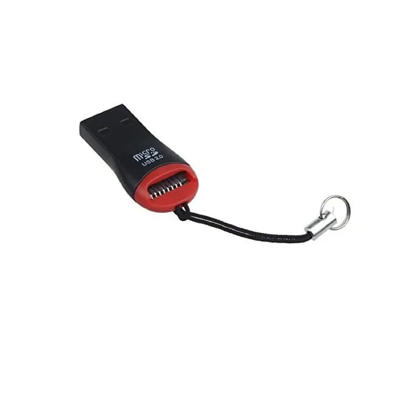 GENERICO - Lector Conector Adaptador De Micro Sd A Usb Compacto Llavero