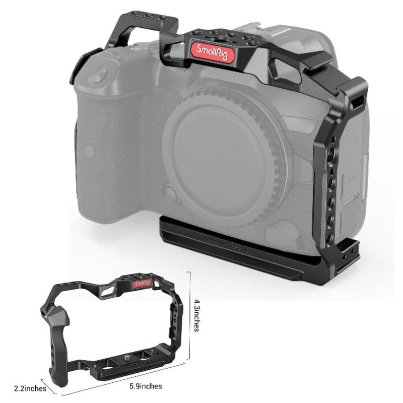 GENERICO - Jaula para canon r5 r6 r5 c  smallrig 2982b