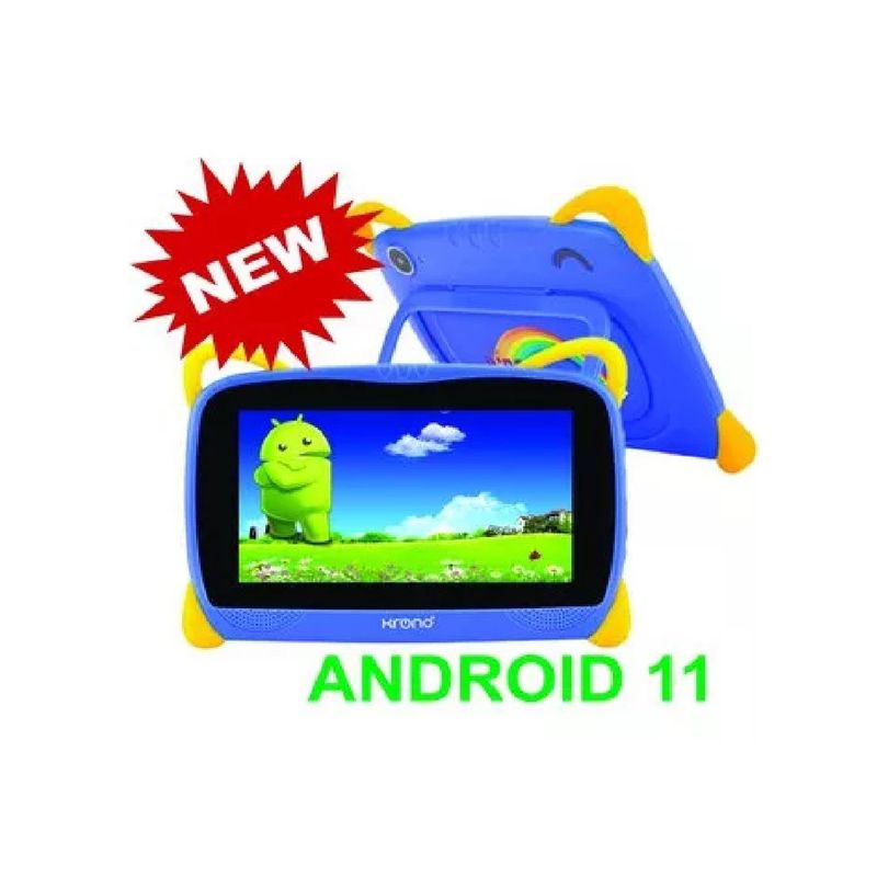 KRONO - Tablet Para Niños antigolpes Azul Krono Kids 7 Pulgadas