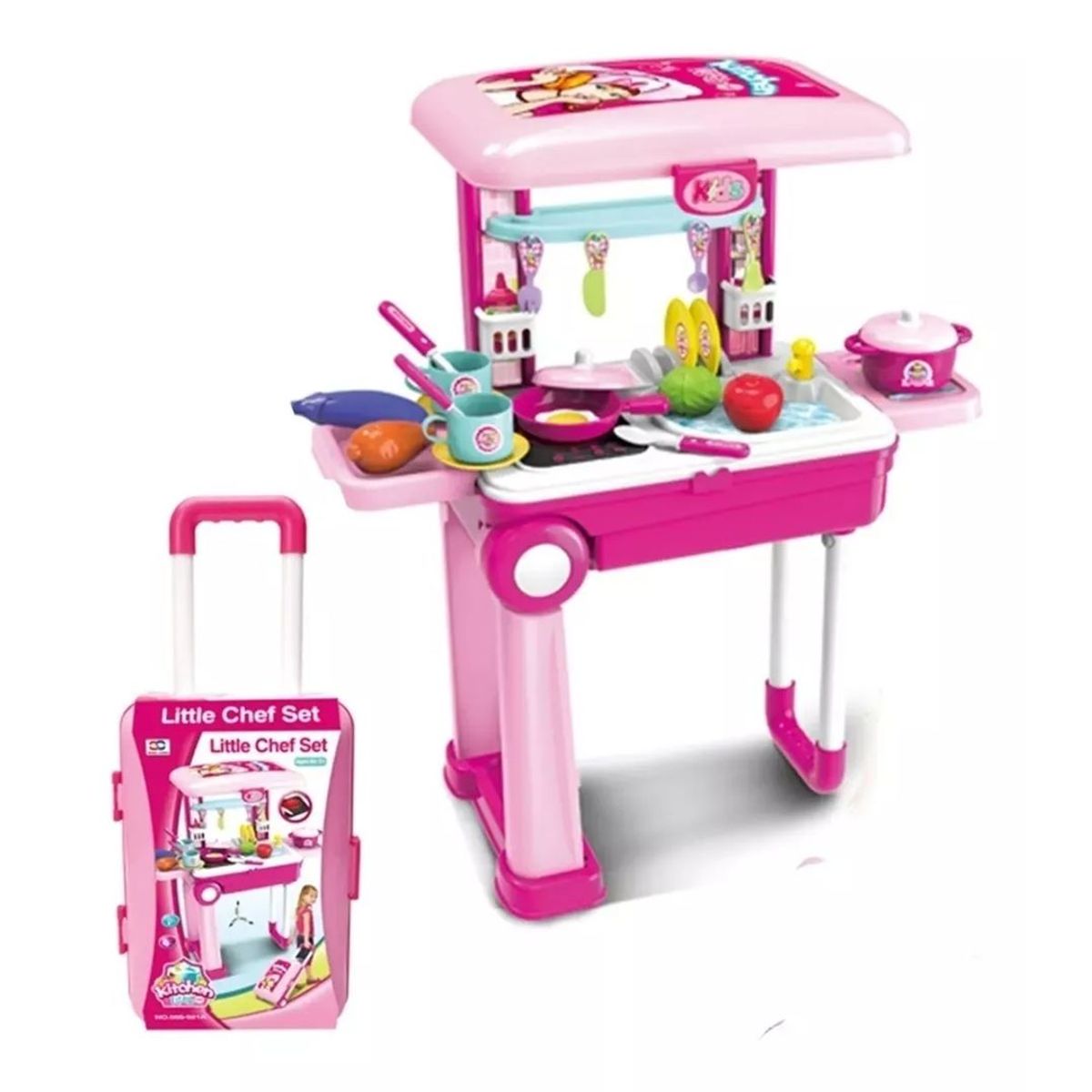 GENERICO - Set De Cocina Infantil Tipo Maleta