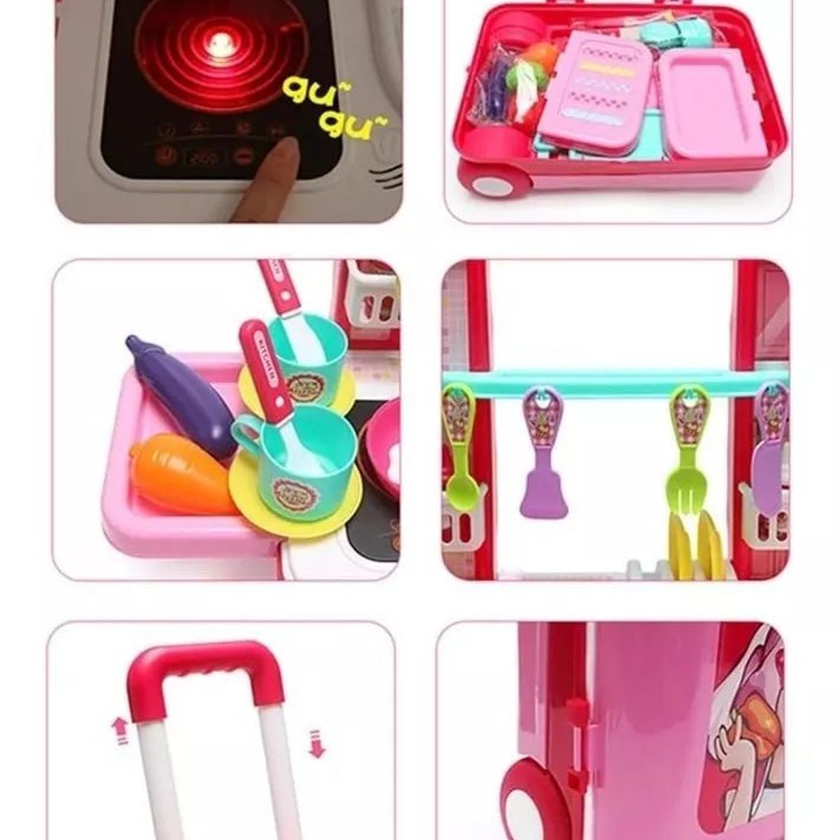 GENERICO - Set De Cocina Infantil Tipo Maleta