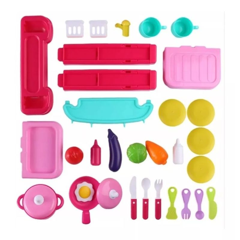 Set De Cocina Infantil Tipo Maleta GENERICO