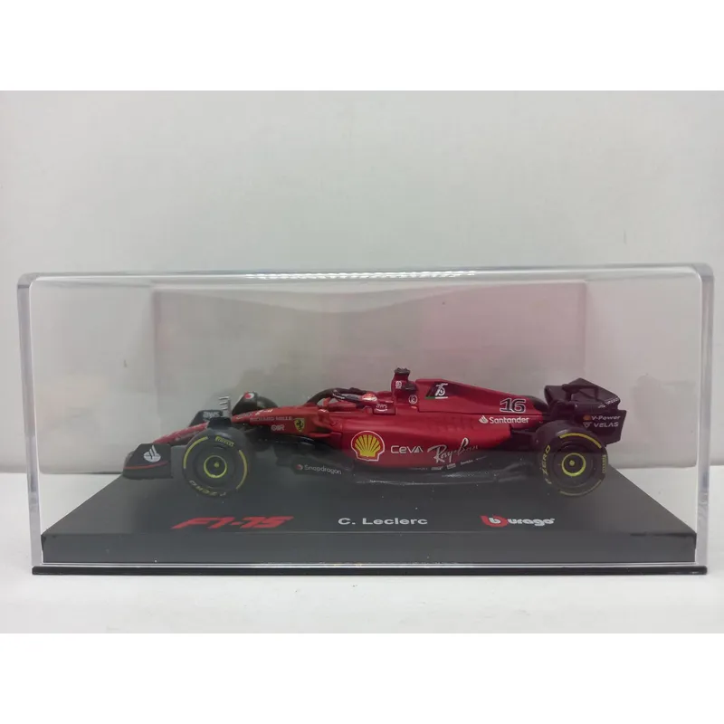 BURAGO - CARRO FERRARI F1-75 C Leclerc Rojo BURAGO RACE 143