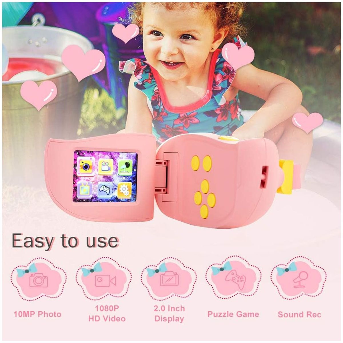 ONE PIXEL - Cámara Digital Video Grabadora Creativa Para Niños