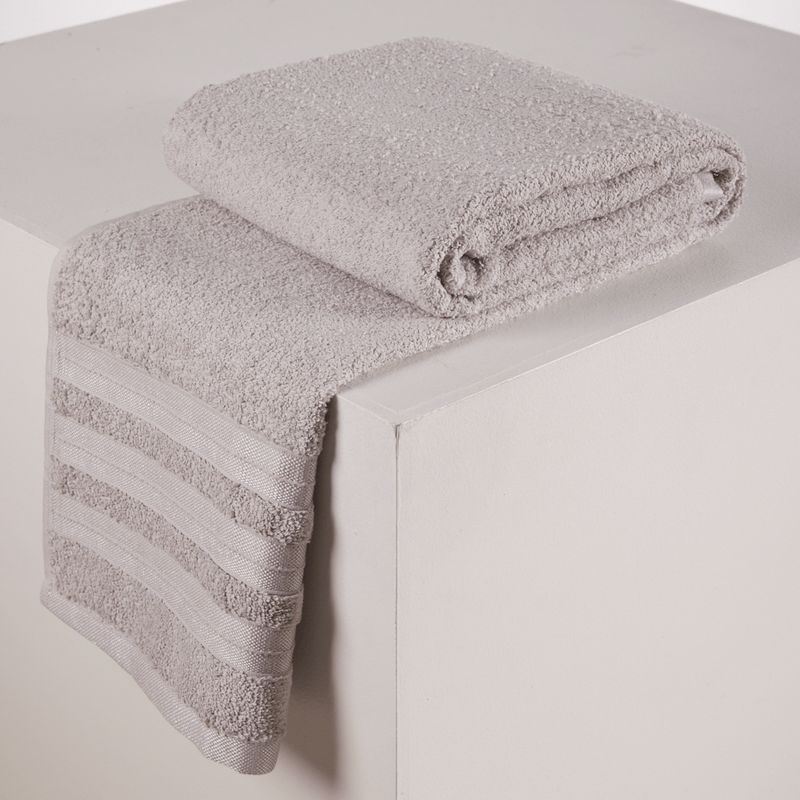DISTRIHOGAR - Toalla de Cuerpo Lyon 700gr Gris 78 x 160
