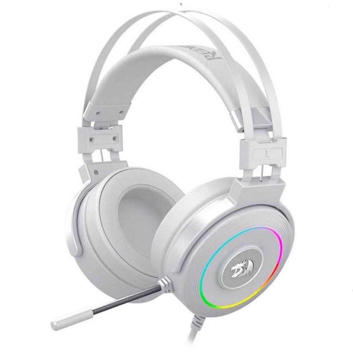 REDRAGON - Diadema Auricular Gamer H320 Lamia2 Rgb - Redragon Blanco H320W-RGB