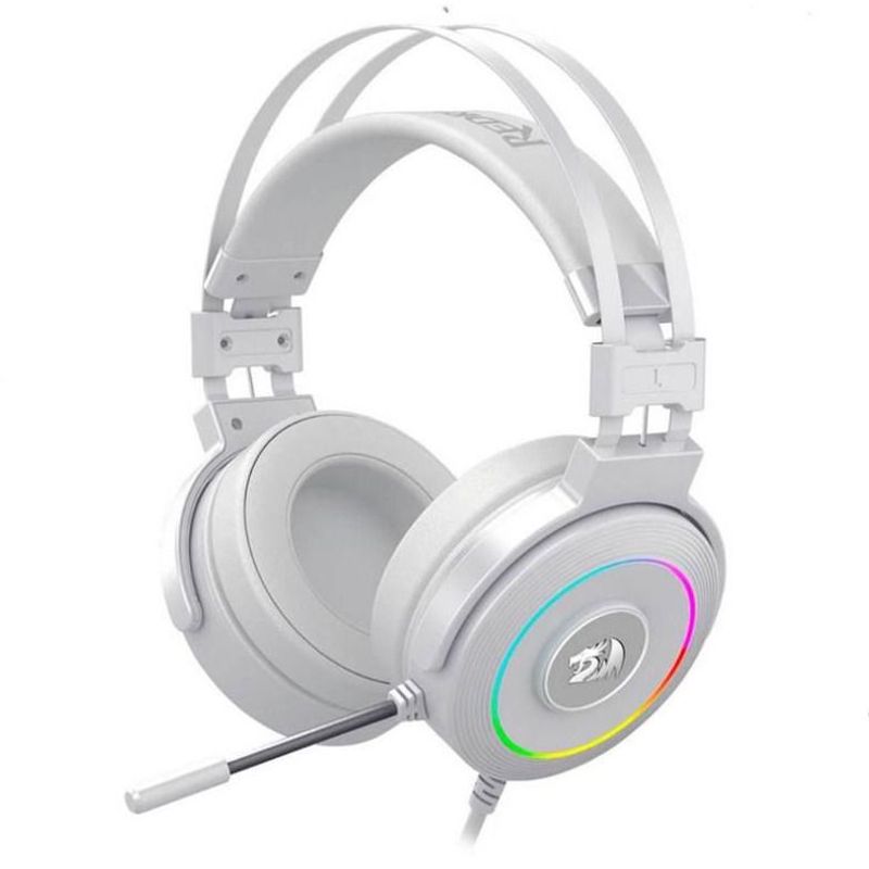 REDRAGON - Diadema Auricular Gamer H320 Lamia2 Rgb - Redragon Blanco H320W-RGB