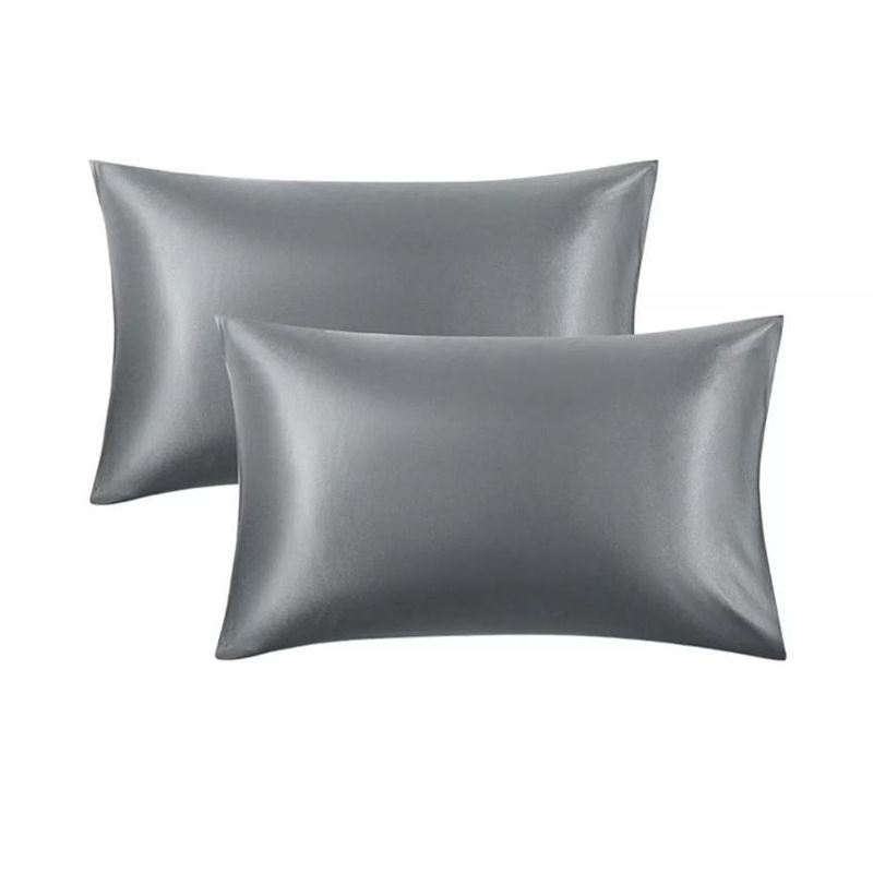 CASATUA - Funda Almohada Satin Saten Tipo Seda Set X2 Unids 100 O 76cm