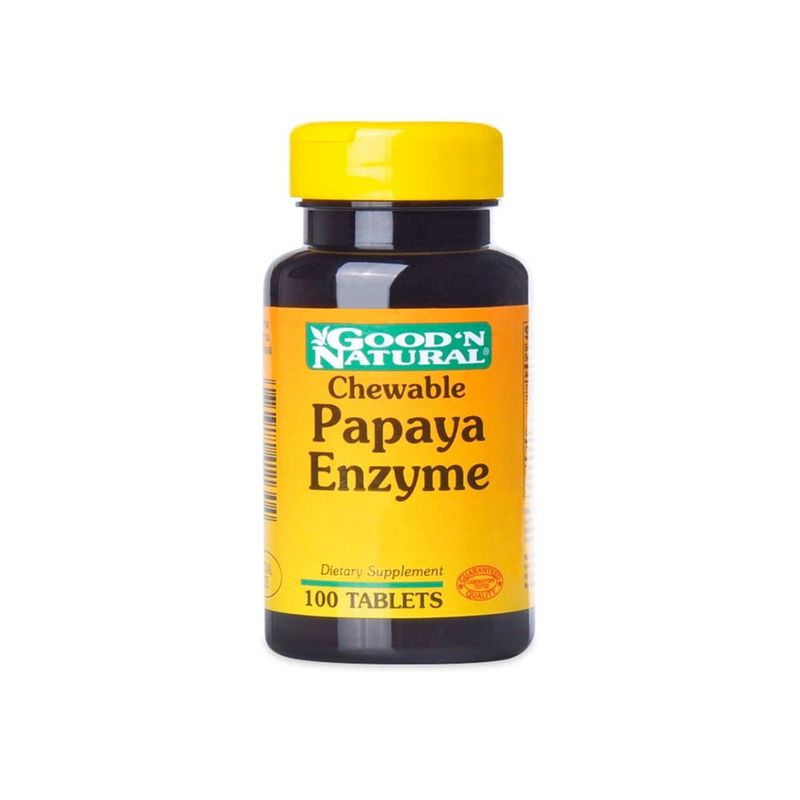 GOOD NATURAL - Chewable Papaya Enzyme Good Natural X 100 Tabletas