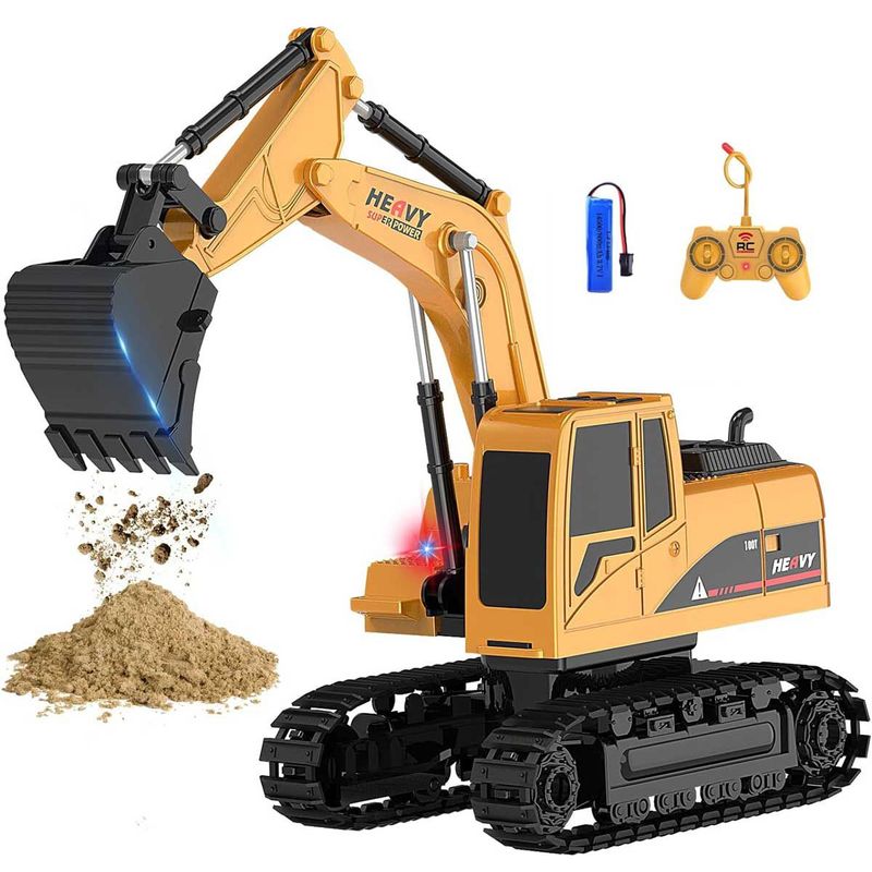 GENERICO - Retro Excavadora Carro Juguete Control Remoto Recargable