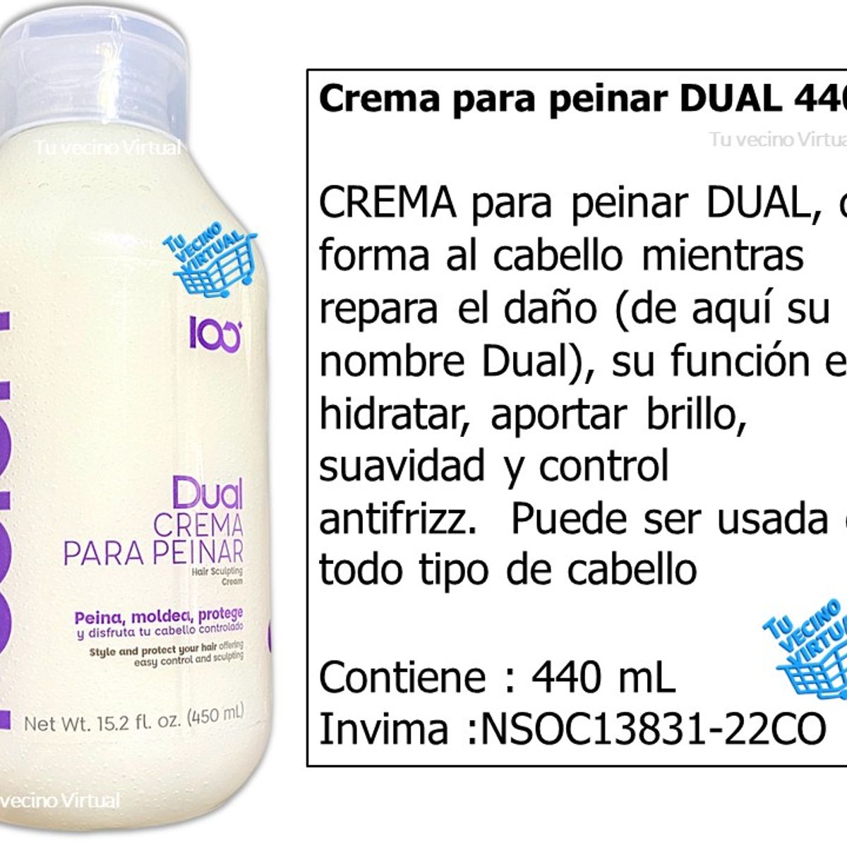 LA POCION - Crema de peinar La Pocion 440 mL