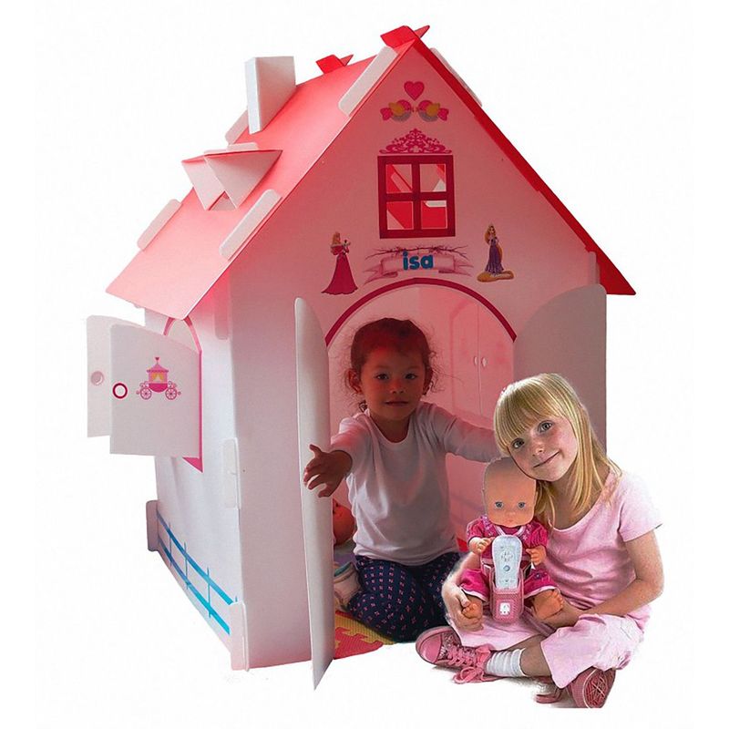 MI CASITA - Casita infantil de juegos y muñecas para niños y niñas  Cunita de Muñecas -
