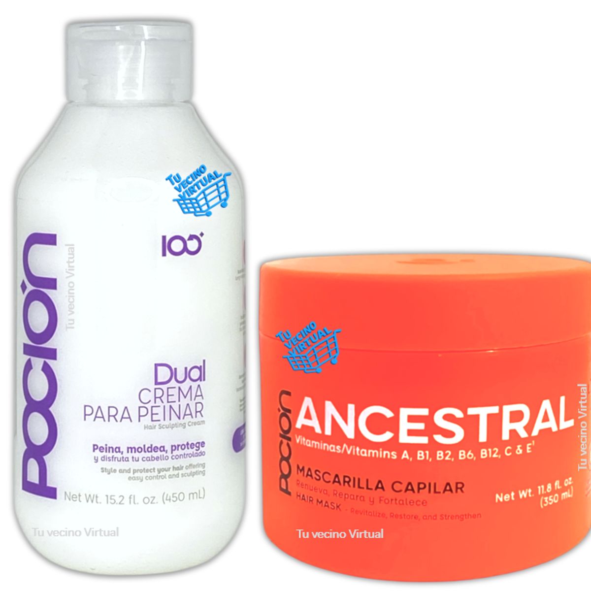 LA POCION - Crema de peinar y Mascarilla La Pocion Tratamiento capilar