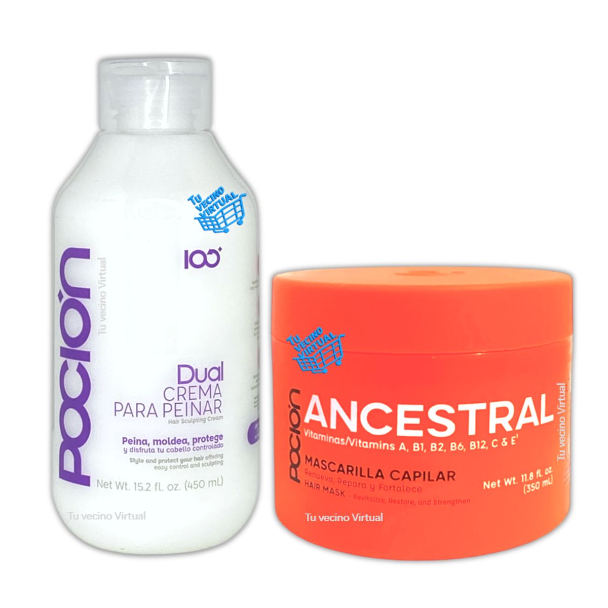 LA POCION - Crema de peinar y Mascarilla La Pocion Tratamiento capilar