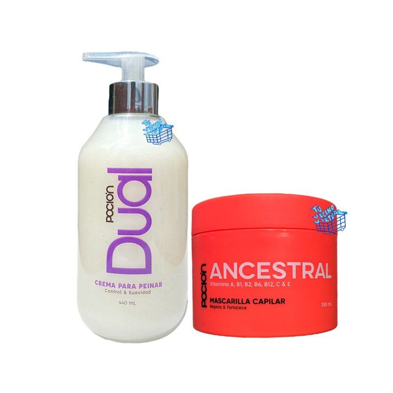 GENERICO - Crema de peinar y Mascarilla La Pocion Tratamiento capilar