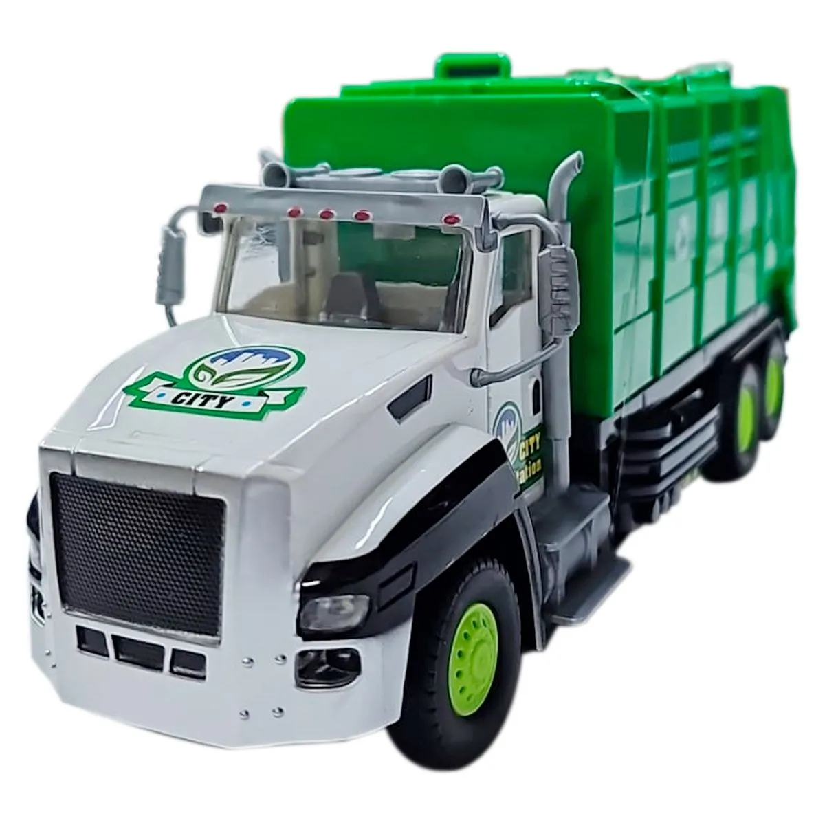 GENERICO - Carro Camión Basura Rc Control Remoto Recargable 26cm