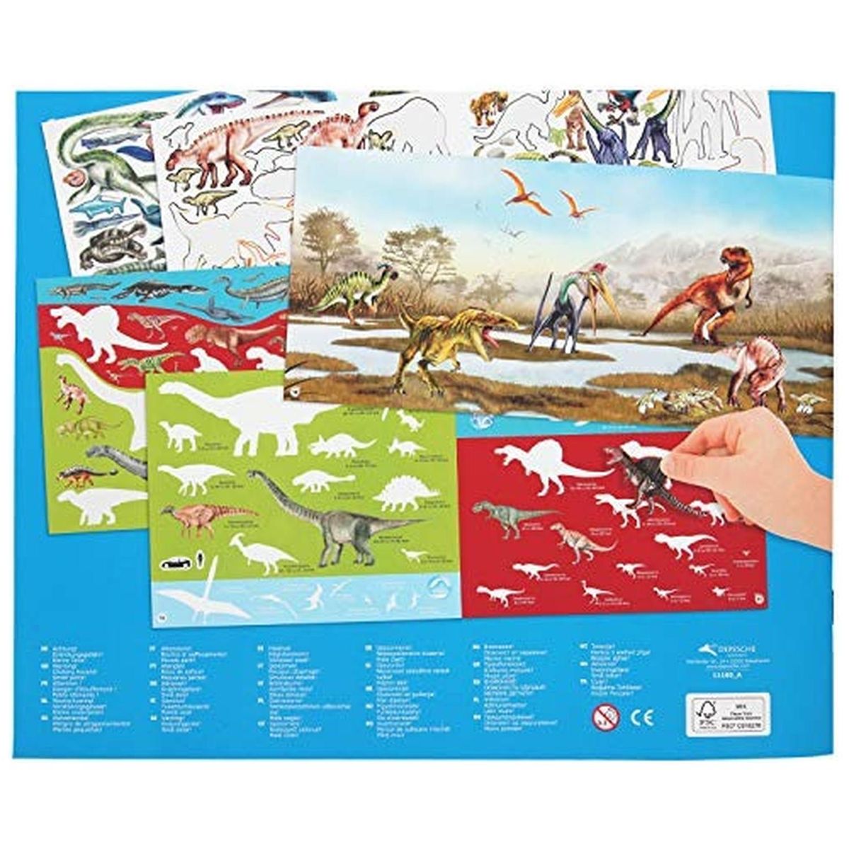 USBORNE - Dinosaurios - Linea Del Tiempo. Libro Y Puzle