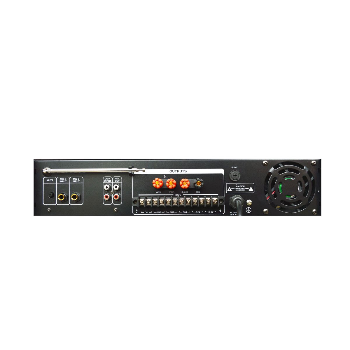 PRO DJ - Amplificador ambiental PRODJ ST2180BC Negro