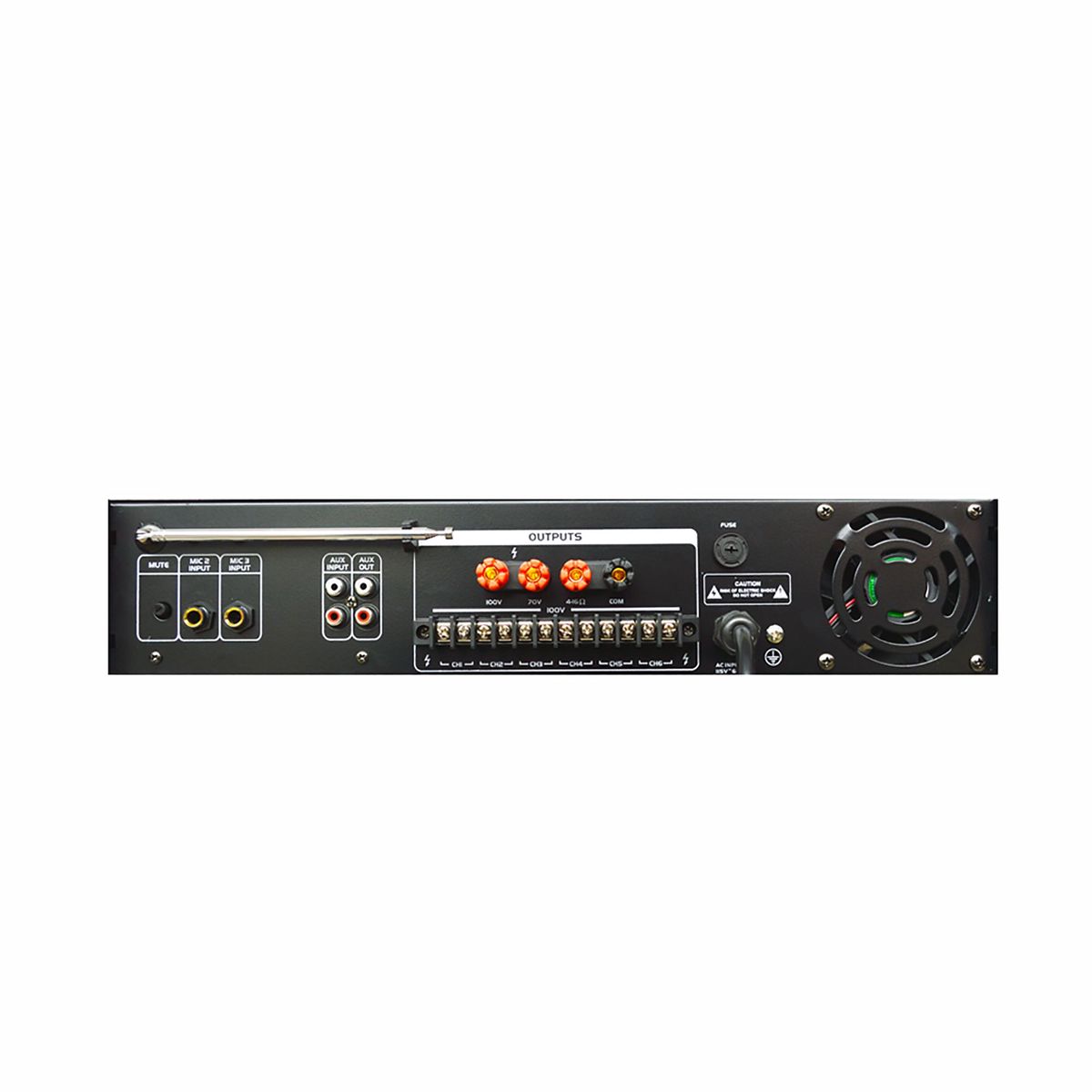 PRO DJ - Amplificador ambiental PRODJ ST2250BC Negro