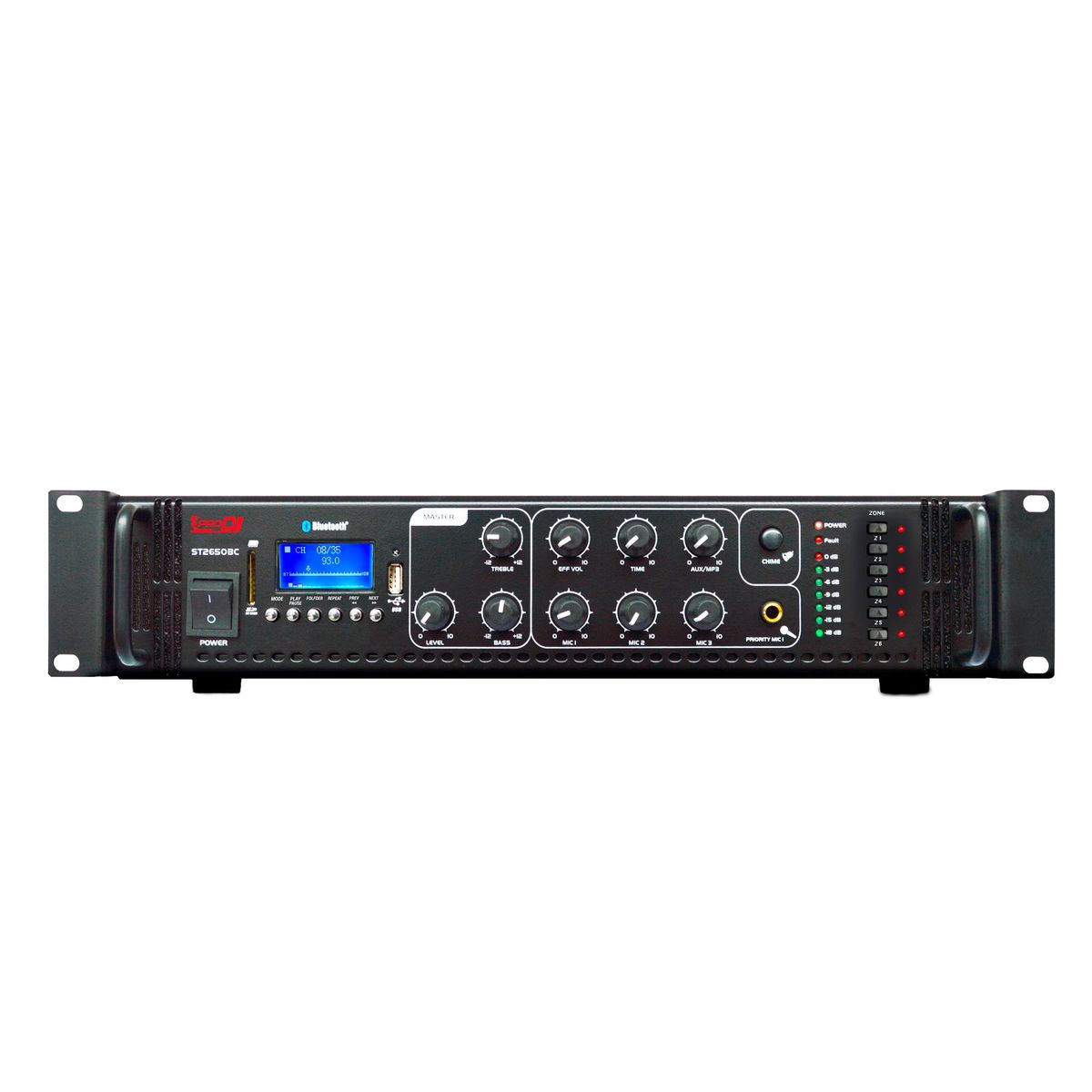 PRO DJ - Amplificador ambiental PRODJ ST2650BC Negro.