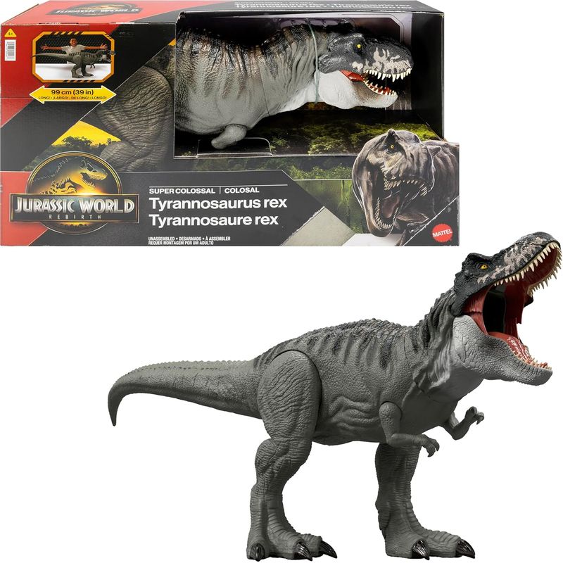 JURASSIC WORLD - Dinosaurio Jurassic World Colossal Tyrannosaurus Rex Rebirth