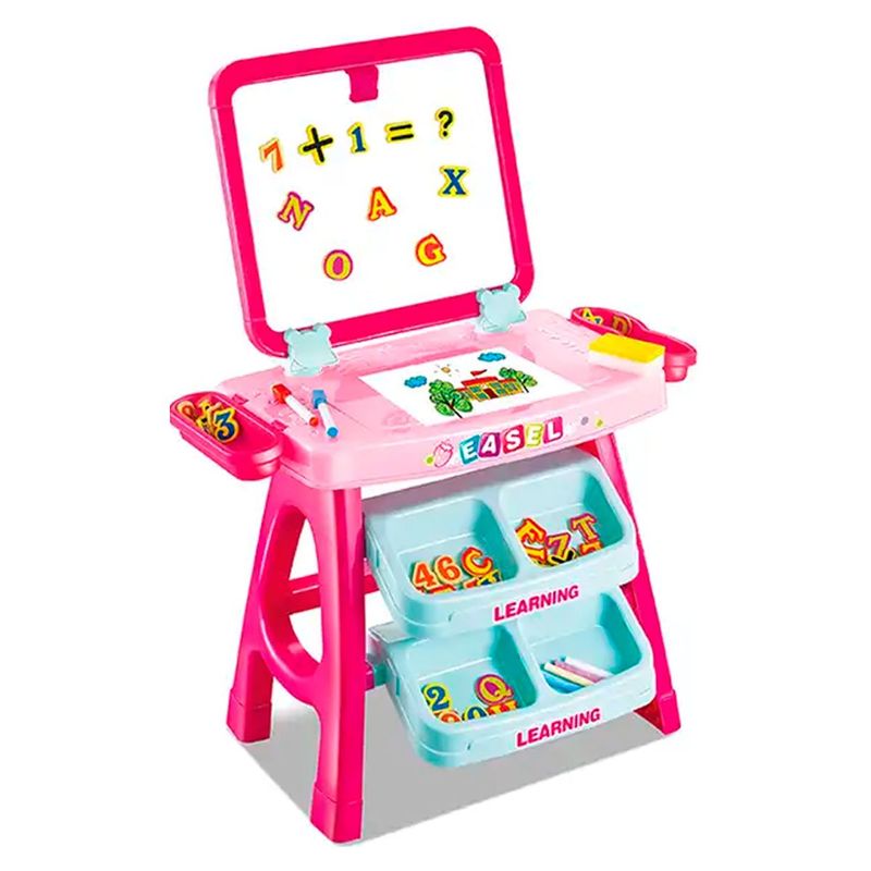 GENERICO - Set Tablero 3 En 1 Magnetico Letras Números Aprende Jugando