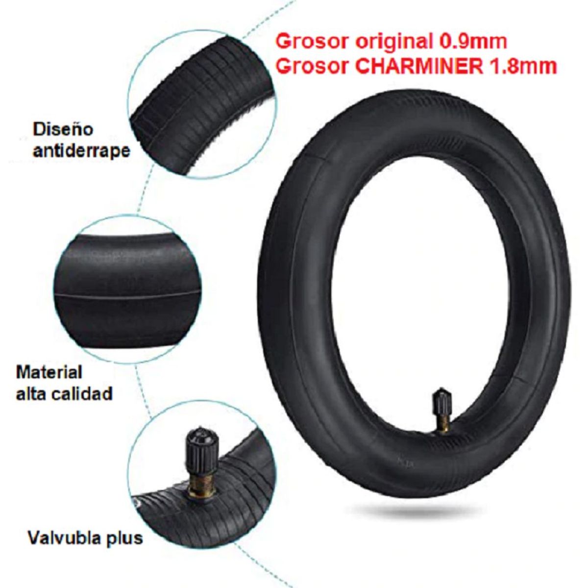GENERICO - Neumaticos Duramaxx Pro Scooter Llanta Original 8.5 Pulgadas