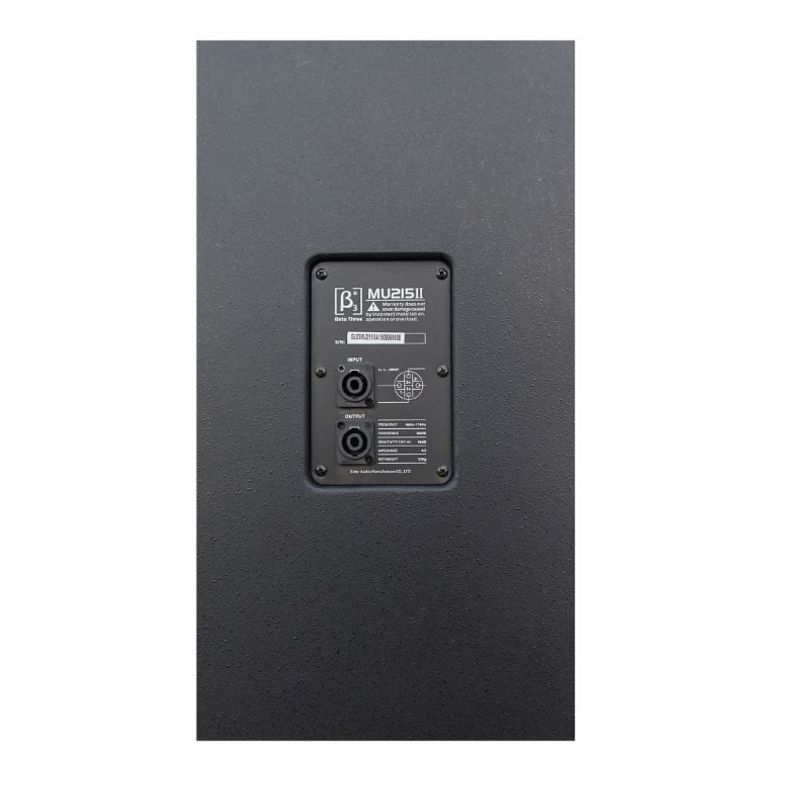 BETA THREE - Cabina pasiva doble parlante 15''  BETA3 MU215II Negro