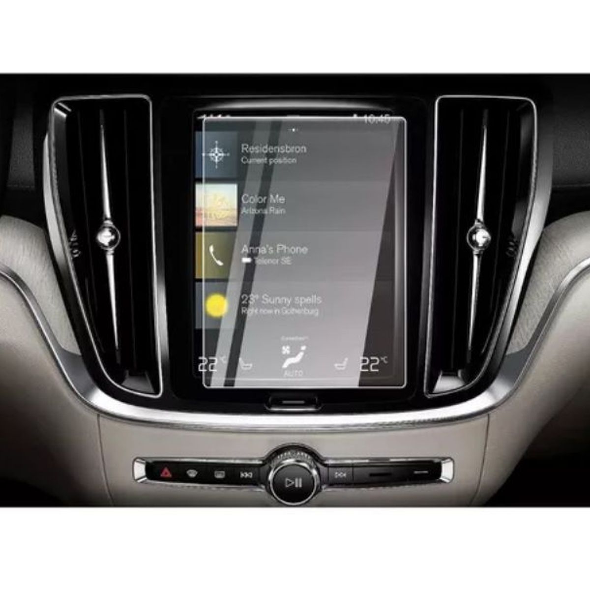 GENERICO - Protector Vidrio Templado Pantalla De Navegacion Gps Volvo