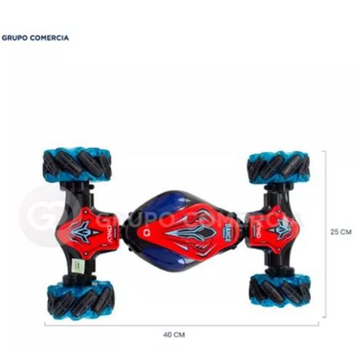 CARBLOCK - Carro Acrobático 4x4 Control Manilla Modo Dual Giro 360° Luz