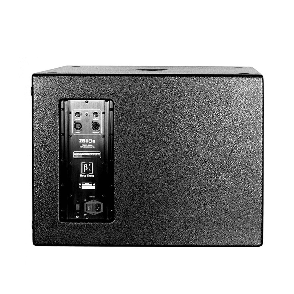 BETA THREE - Bajo activo 18'' BETA3 EB118A Negro