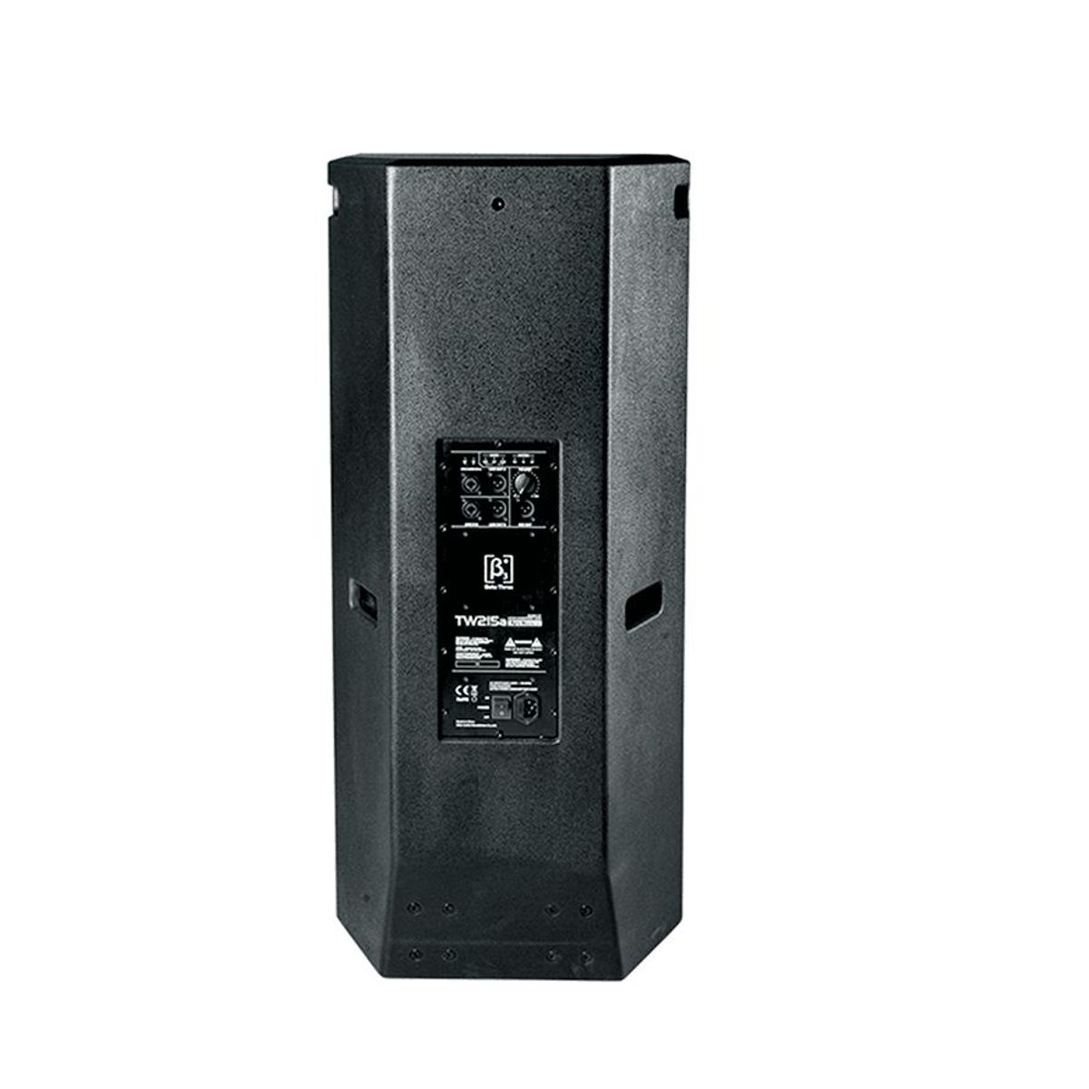 BETA THREE - Cabina activa doble parlante 15'' BETA3 TW215A Negro