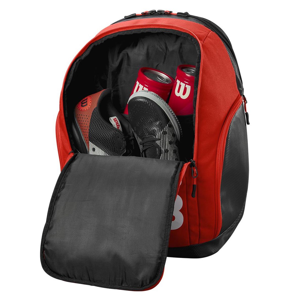 WILSON - Morral De Padel Rojo Wilson Tour Pro Staff 2PK