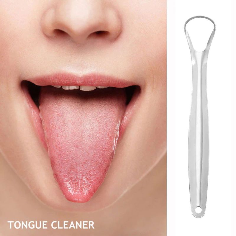 GENERICO - Espatula Limpiador Raspador De Lengua Elimina Mal Aliento