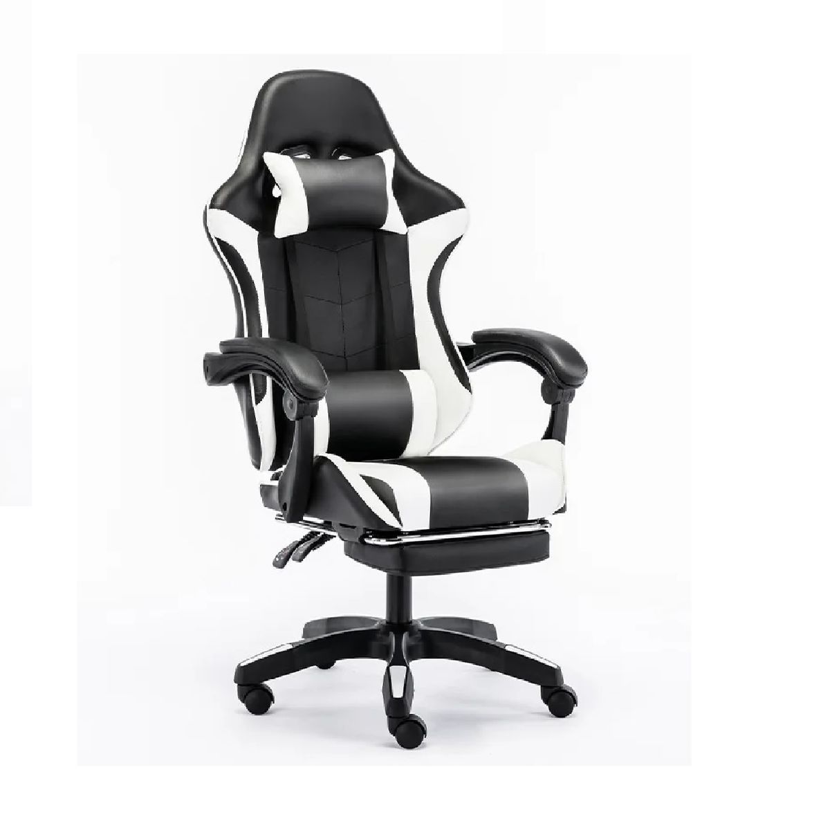 GENERICO - Silla Gamer Escritorio Ergonomica Giratoria Ajustable Cuero sintetico