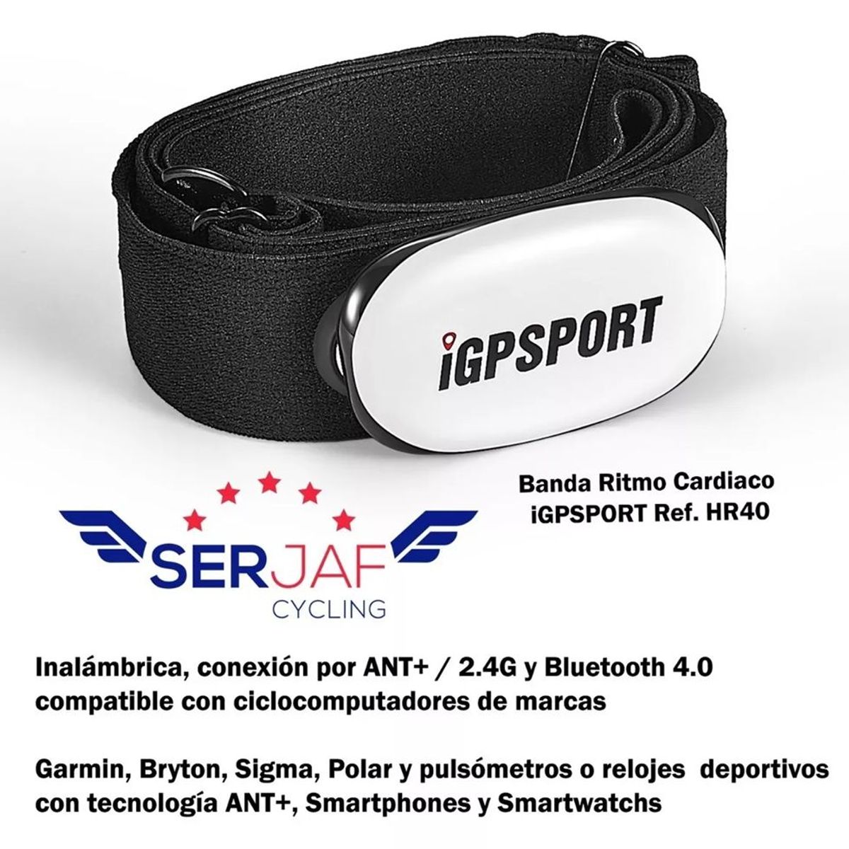 GENERICO - Banda Sensor de Frecuencia Cardiaca