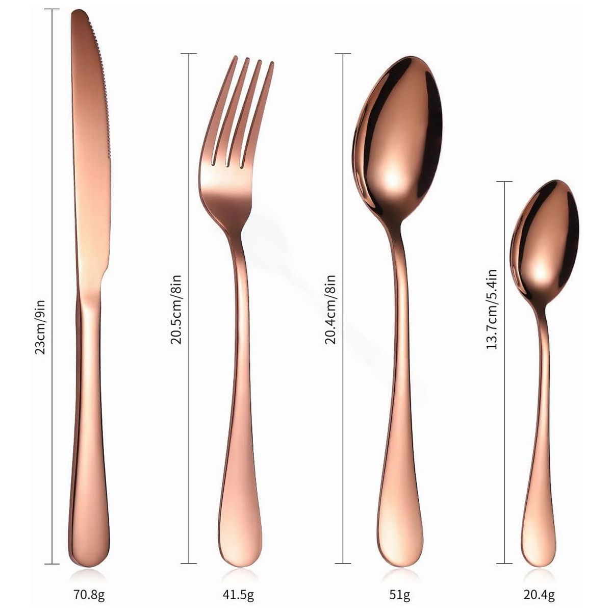 ONE PIXEL - Juego De Cubiertos Acero Inoxidable 18/10 6puestos 24 Piezas