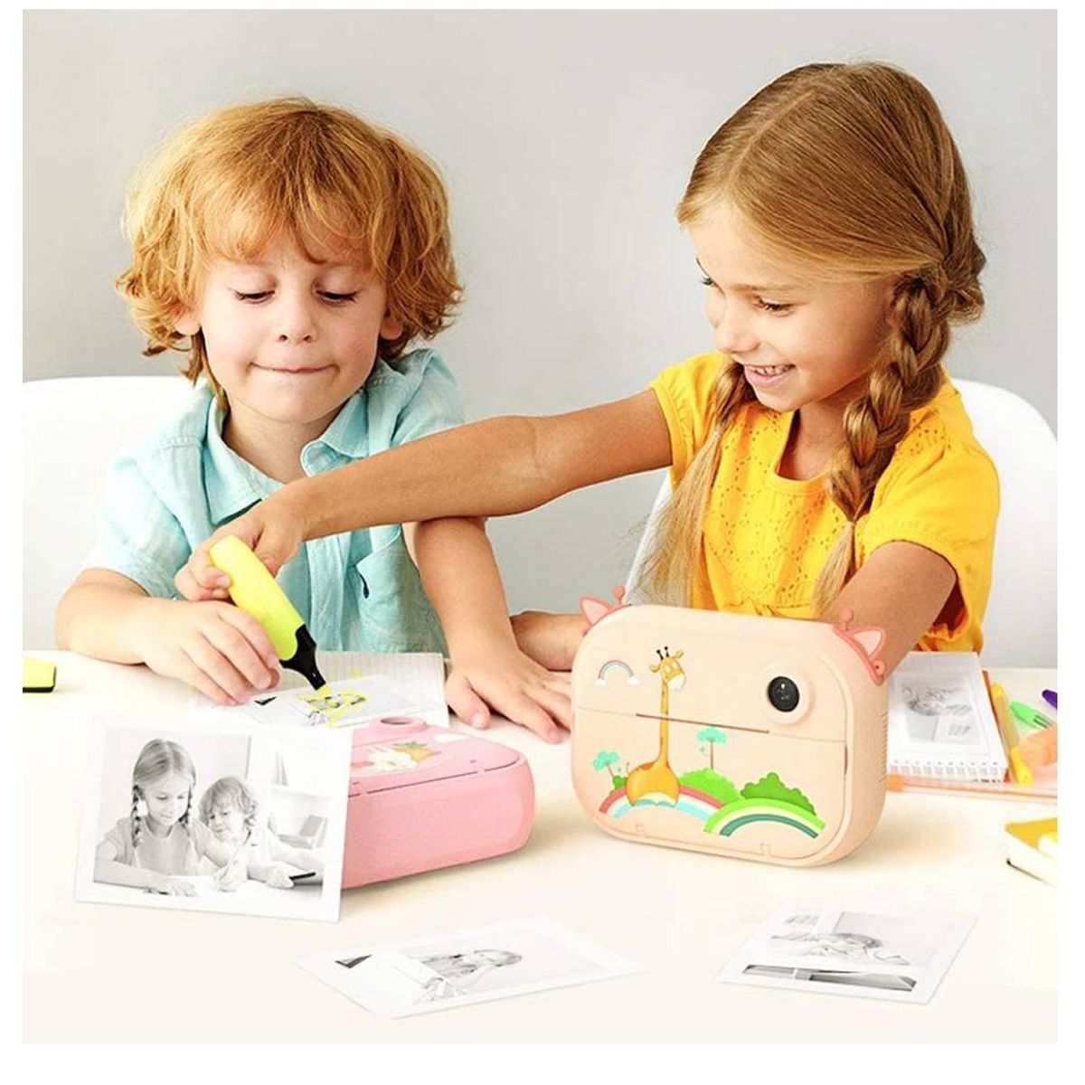 ONE PIXEL - Cámara Instantánea Wifi Para Niños Doble Lente Full HD SD