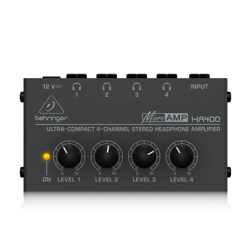 BEHRINGER - Amplificador de audífonos BEHRINGER HA400 Negro