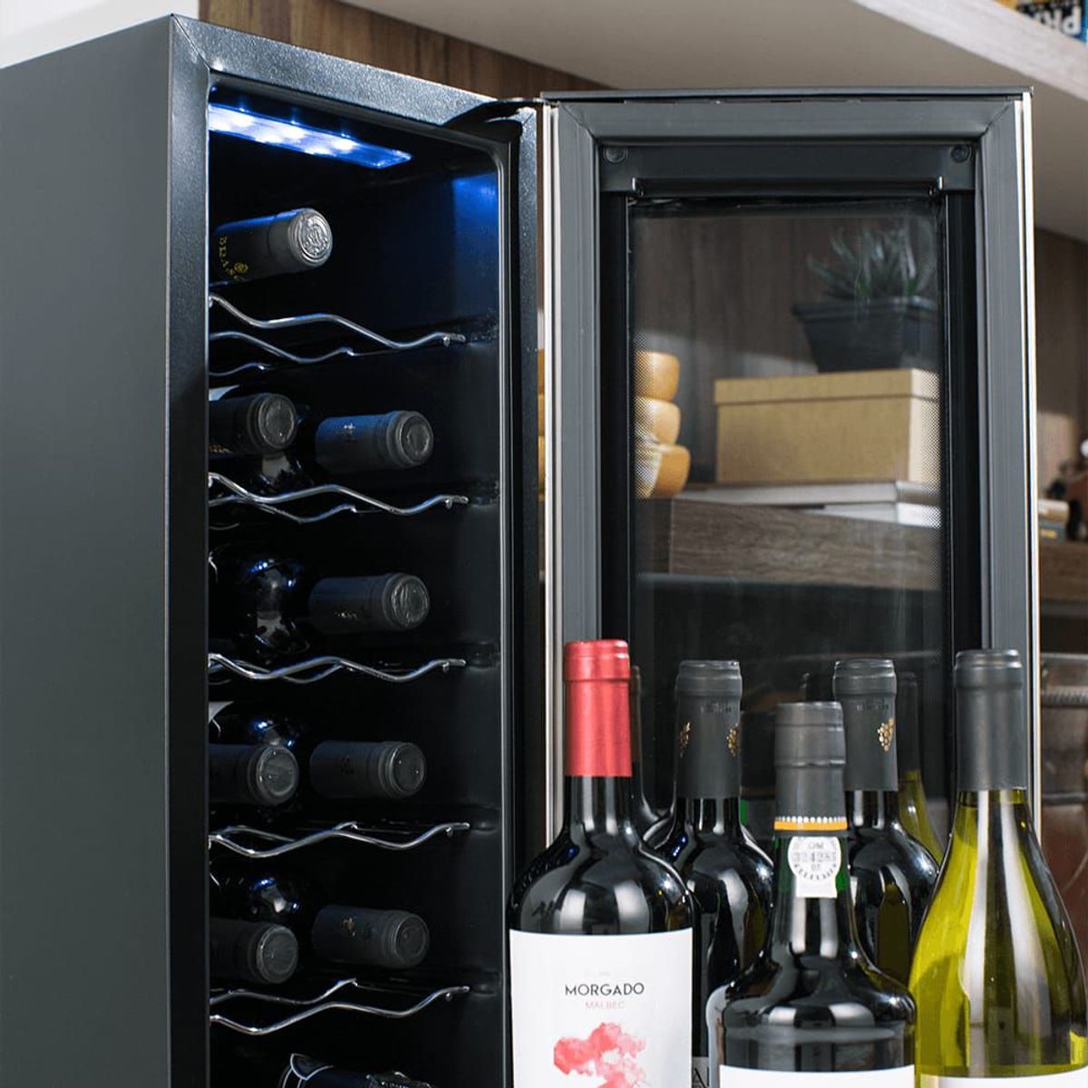 ELECTROLUX - Cava de Vino Electrolux 12 Botellas EWW123XSLB