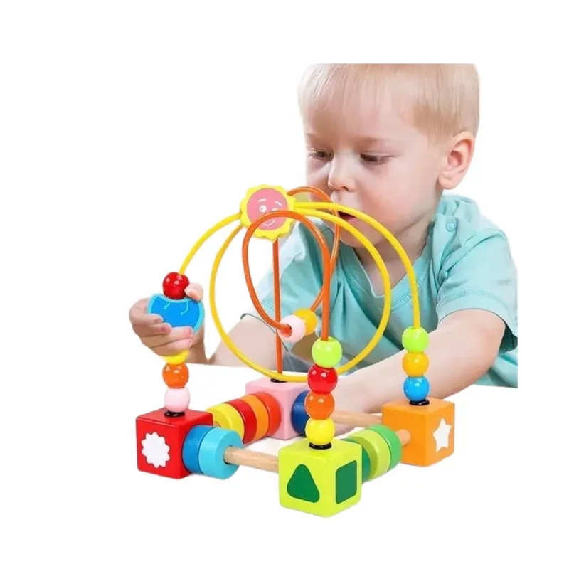 GENERICO - Laberinto Didactico De Madera Pequeño Para Bebes