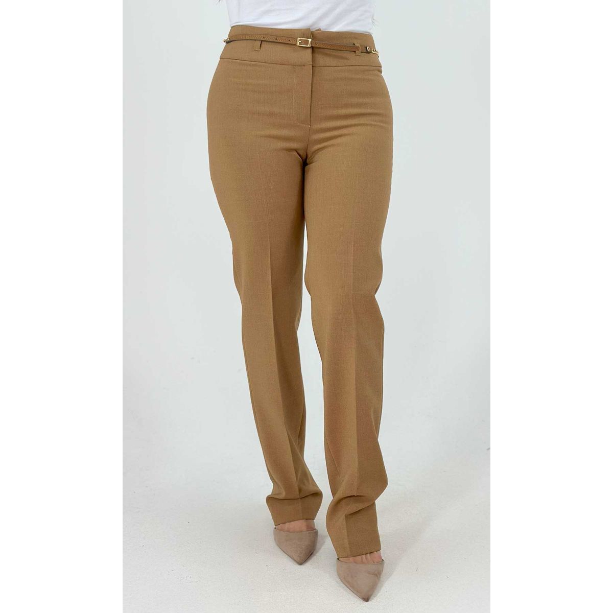 L Y H - Pantalon Para Mujer Khaki Marca L&H