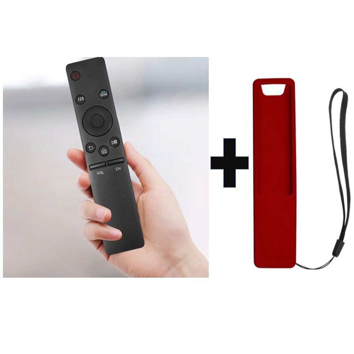 GENERICO - Funda Forro Protector Control Compatible Con Smart Tv
