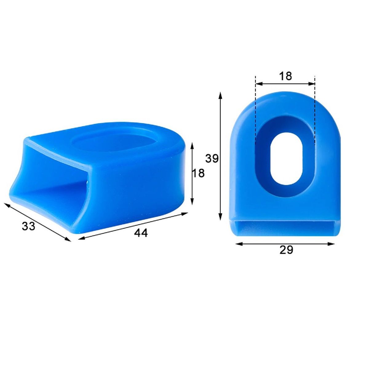 GENERICO - Funda Protector Bielas Bicicleta Ruta Mtb Silicona No Rayon