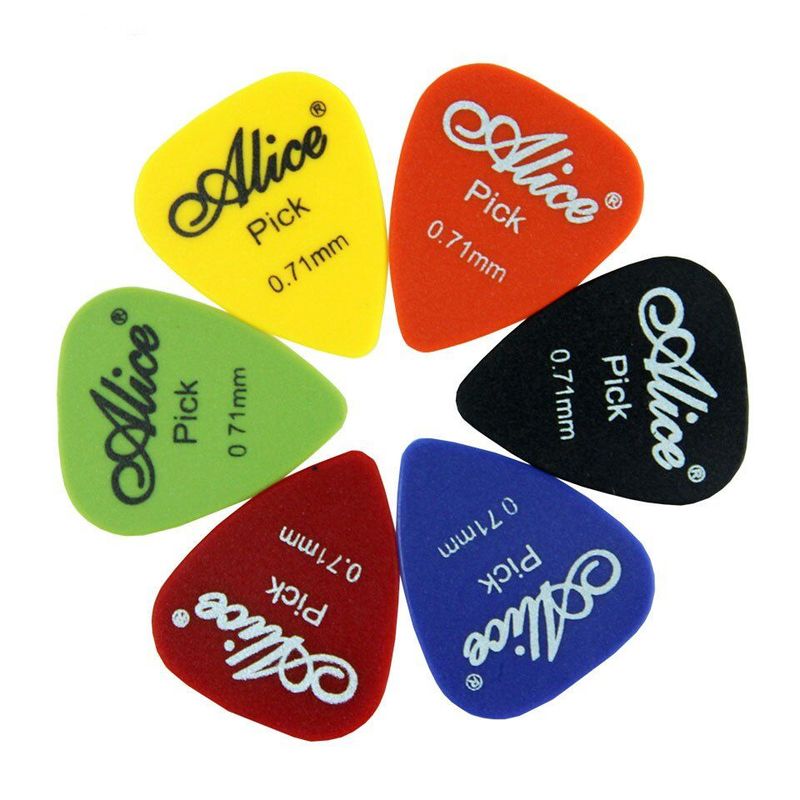 GENERICO - Set X 6 Picks Puas Diferentes Colores Espesores