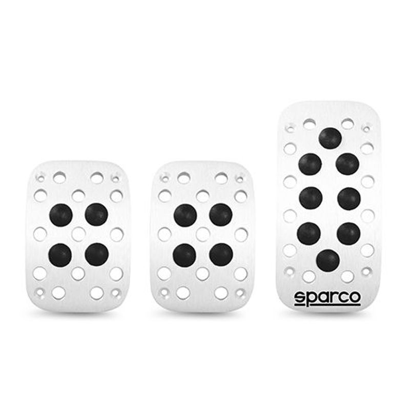 SPARCO - Pedales Carro Mecanico Vehiculo Deportivo Sparco SPC0409BK