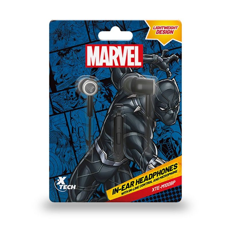 XTECH - Audífonos Xtech Alámbricos Edición Especial Black Panther