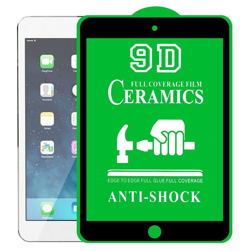 GENERICO - Protector Vidrio Ceramico Para iPad Mini 4 y Ipad Mini 5 - Negro