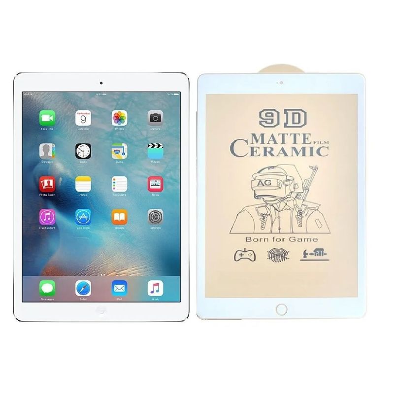 GENERICO - Protector Vidrio Cerámico Para Ipad Mini Versiones 1, 2, 3 - Blanco