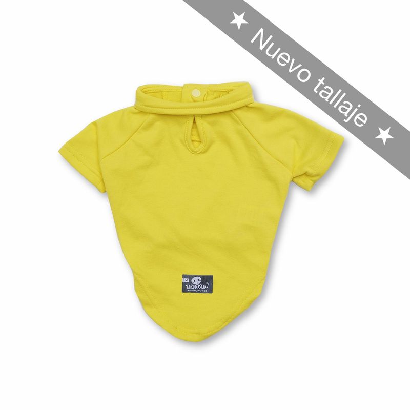WAWAW - Polo para perro  talla M amarillo Wawaw